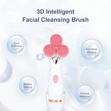 Load image into Gallery viewer, Waterproof Facial Brush Powered Facial Cleansing Spin Brush Electric Ultrasonic Face Cleaning Devices Mini 2 Cleanser Two Speed
