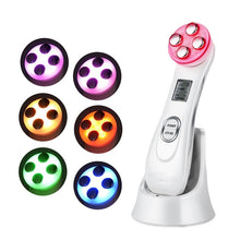 Load image into Gallery viewer, Facial Mesotherapy Electroporation RF Radio Frequency LED Photon Face Lifting Tighten Wrinkle Removal  Face Massager
