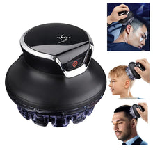 Load image into Gallery viewer, Automatic Hair Trimmer 360 Rotating Hair Clipper LED Display Portable Shaved Head Artifact UFO Flying Saucer Cutter Head
