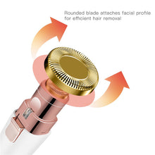 Load image into Gallery viewer, 2 In 1 Electric Eyebrow Trimmer Female Women Epilator Eye Brow Lip Hair Removal Mini Painless Face Whole Body Shaver
