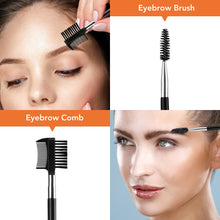 Load image into Gallery viewer, 11Pcs Professional Eyebrow Trimming Tool Set Eyebrow Shaping Knife Tweezers Comb Pencil Eyebrow Trimming Clip Make Up Tool Kit
