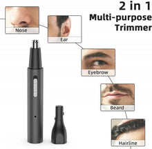 Load image into Gallery viewer, Electric Nose Ear Hair Trimmer for Men Painless Rechargeable Sideburns Eyebrows Beard Women 3in1 Hair Clipper Shaver Sets
