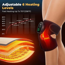 Load image into Gallery viewer, Electric Heating Knee Massager Support Adjustable Heating Knee Belt For Arthritis Joint Injury Shoulder Knee Brace
