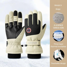 Load image into Gallery viewer, Winter Waterproof Cycling Gloves Sports Running Motorcycle Ski Touch Screen Fleece Gloves Non-slip Warm Full Fingers Ski Gloves
