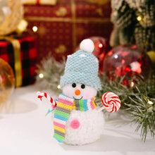 Load image into Gallery viewer, LED Light Christmas Snowman Lights Glowing Feature Top Hat Design Snowman LED Lights Handmade Christmas Snowman Decoration
