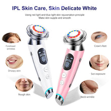 Load image into Gallery viewer, Facial Cleanser Face Lift Device Microcurrent Skin Rejuvenation Facial Massager Light Anti Aging Wrinkle Skin Care Tools
