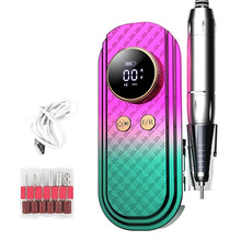 Load image into Gallery viewer, Electric Nail Drill Machine Set Low Noise Nail Drill 35000rpm Nail Polishing Machine with Nail Drill Bits
