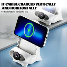 Load image into Gallery viewer, Magnetic Mini Chair Wireless Fast Charger Phone Stand Holder Upgraded Wireless Charging Station Phone with Speaker Function
