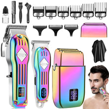 Load image into Gallery viewer, 3 in 1 Professional Hair Clipper Electric Shaver for Barber Men's Hair Trimmer Electric Shaver Hair Cutting Machine
