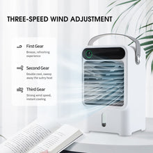 Load image into Gallery viewer, Mini Portable Air Conditioner Fan Air Cooler for Room Rapid Cooling Water Circulation Conditioning Cold Small Fan Dust Proof USB
