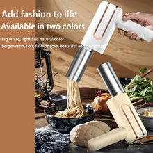 Load image into Gallery viewer, 5 Molds Wireless Ramen Pasta Making Machines Electric Portable Noodle Maker Handheld USB Automatic 4000mAh For Home Kitchen
