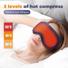 Load image into Gallery viewer, Electric 3D Eye Mask Hot Compress Massage Smart Timing Eye Massager Sleep Aids Shading Blindfold Relieve Fatigue
