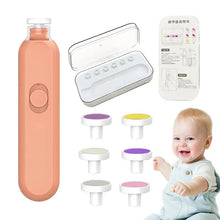 Load image into Gallery viewer, Nail Trimmer with Light Electric Light Up 360 Degree Rotating Kids Nail Trimmer Low Noise Children Nail File Nail Clippers
