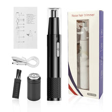 Load image into Gallery viewer, Electric Nose Hair Trimmer Beard Clipper Rechargeable Multi-kinetic Washable Shaving 2in1 Nose Ear Hair Trimmer Electric Razor
