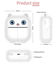 Load image into Gallery viewer, Mini Printer Thermal Photo Label Memo Study Notes Self-adhesive Label Wrong Question With USB Cable Bluetooth Multiple Fonts BT
