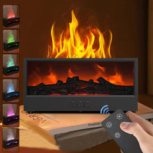 Load image into Gallery viewer, Fireplace Humidifier Flame Aroma Diffuser Fire Humidifier Essential Oil Diffuser Fragrance Diffuser for Room Home Aromatherapy
