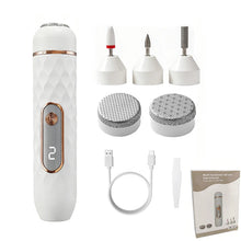 Load image into Gallery viewer, 5 in 1 USB Electric Foot File Callus Remover Pedicure Tool Hard Cracked Dry Feet Heel Care Dead Skin Removal Home Foot Care
