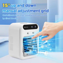 Load image into Gallery viewer, 3 In 1 Fan AIr Conditioner Household Small Air Cooler LED Night Light Portable Humidifier Air Adjustment Fan Office Home Fan New
