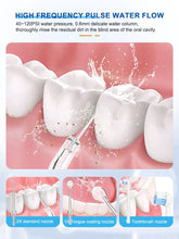Load image into Gallery viewer, Intelligent Electric Oral Irrigator 9 Mode Smart LED Screen Portable Water Flosser Rechargeable 350ML Dental Water Jet for Teeth
