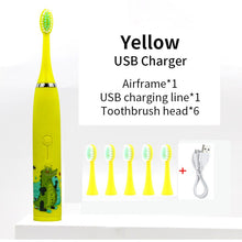 Load image into Gallery viewer, Sonic Toothbrush Electric for Kids Tooth Brush Children IPX6 Waterproof Teeth Cleaning Whitening Soft Bristle Toothbrush
