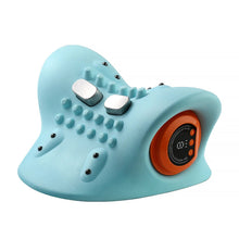 Load image into Gallery viewer, Electric Neck Massager Cervical Pillow EMS Traction Pulse Heating Vibration Massage Spine Support Muscle Relaxation Relieve Pain
