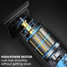 Load image into Gallery viewer, Professional Electric Beard Hair Clipper 10W High Power Rechargeable Hair Trimmer for Men Barber Hair Cutting Machine
