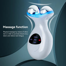 Load image into Gallery viewer, Ems Facial and Neck 7-Color Light Massager Home Lifting and Firming Beauty Vibration Massage Care Tool Portable USB Charging
