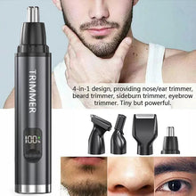 Load image into Gallery viewer, Electric Beard Trimer Rechargeable Nose Ear Hair Trimmer For Men Grooming Kit Electric Eyebrow Beard Trimer Nose Ears Trimmer
