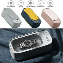 Load image into Gallery viewer, 45000Hz High Frequency Vibration Wash Cleaner Ultrasonic Cleaning Machine Washing Jewelry Glasses Watch Rings Dentures Cleaner
