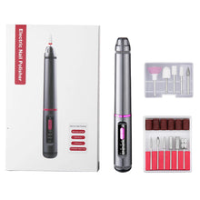 Load image into Gallery viewer, Professional Nails Electric Nail Polisher Drill Bits Grinding Polishing Dead Skin Removal Manicure Machine Art Sanding File Pen
