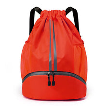 Load image into Gallery viewer, Outdoor Men Sports Bags Large Football Basketball Bag Gym Swimming Drawstring Bag Women Camping Waterproof Shoes Oxford Backpack
