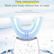 Load image into Gallery viewer, 360 Degrees Intelligent Automatic Soft Sonic Electric Toothbrush U Type USB Charging Tooth Whitening Automatic Cleaning Machine
