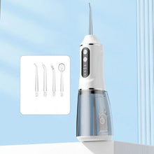 Load image into Gallery viewer, Smart Electric Oral Irrigator Rechargeable Professional Dental Cleaner Cordless with 4 Nozzles Tooth Scaler Travel
