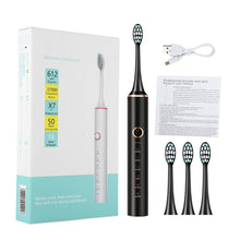 Load image into Gallery viewer, Sonic Electric Toothbrush Travel for Adults Children Dental Whitening Teeth Kit 6 Cleaning Modes 4pcs Tooth Brush Heads Kids
