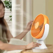 Load image into Gallery viewer, Desk Fan Smart Home Portable Cooling Fan Can Hanging Upright Fan Usb Brushless Turbine Mini Portable Air Conditioner
