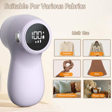 Load image into Gallery viewer, Electric Hairball Trimmer Smart Led Digital Display Usb Charging Portable Professional Fast Household Lint Remover
