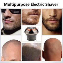 Load image into Gallery viewer, Men Electric Shaver Portable Beard Trimmer Waterproof Razor USB Rechargeable Shaver Face Beard Razor Beard Hair Cutting Machine

