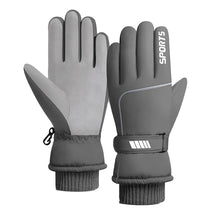 Load image into Gallery viewer, Skiing Gloves Unisex Winter Fleece Thermal Windproof Non-slip Waterproof Snowboarding Bike Cycling Sport Skin-friendly Mittens
