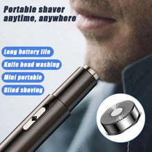 Load image into Gallery viewer, Electric Nose Hair Trimmer Beard Clipper Rechargeable Multi-kinetic Washable Shaving 2in1 Nose Ear Hair Trimmer Electric Razor
