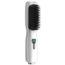 Load image into Gallery viewer, Cordless Hair Straightener Brush Hair Straightener Comb Mini Portable Straightening Comb for Travel/Home/Outdoor
