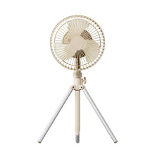 Load image into Gallery viewer, Outdoor Cooling Fan 4000mAh Rechargeable Standing Fans with Adjustable Tripod BBQ Fan 4 Speeds Cooling Fan Camping

