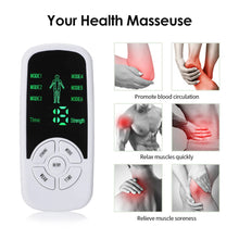 Load image into Gallery viewer, Tens Muscle Stimulator 6 Mode Electric EMS Acupuncture Body Massage Digital Slimming Machine Electro Stimulator
