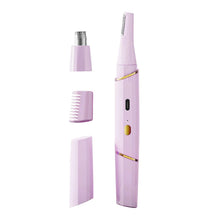 Load image into Gallery viewer, 2-in-1 Electric Eyebrow Trimmer And Nose Hair Groomer USB Rechargeable Facial Hair Trimmer Pain-Free Precision Grooming Tool
