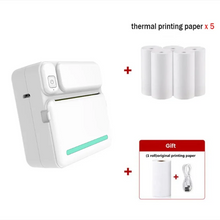 Load image into Gallery viewer, MINI Print Portable Thermal Printer Photo Pocket Thermal Label Printer 58mm Printing Wireless Bluetooth Android IOS
