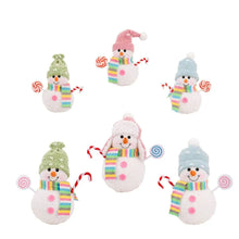Load image into Gallery viewer, LED Light Christmas Snowman Lights Glowing Feature Top Hat Design Snowman LED Lights Handmade Christmas Snowman Decoration
