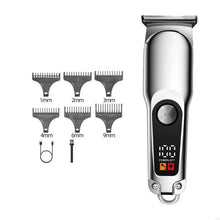 Load image into Gallery viewer, Men Grooming Tool Set High Power Trimming Device with LCD Display Vintage Hair Cutter ABS Texture for Hair Grooming
