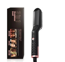 Load image into Gallery viewer, 3IN1 Beard Straightener Men Heat Hair Ceramic Curler Electric Straightener Hot Comb
