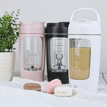 Load image into Gallery viewer, USB Electric Protein Shaker Bottle Portable 1200mAh Rechargeable Blender Cup Multipurpose 650ml Mixing Cups for Fitness Workout
