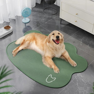 Technical Cold-feeling Cat Pad Pet Mat Ice Silk Summer Sleeping Pad for Cats Dogs Non-slip Bottom Easy to Clean Washable Heat