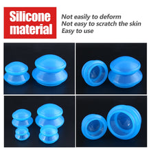 Load image into Gallery viewer, 4PCS Vacuum Cans Massage Suction Cup Full Body Vacuum Massager Suction Cup Set Chinese Cupping
